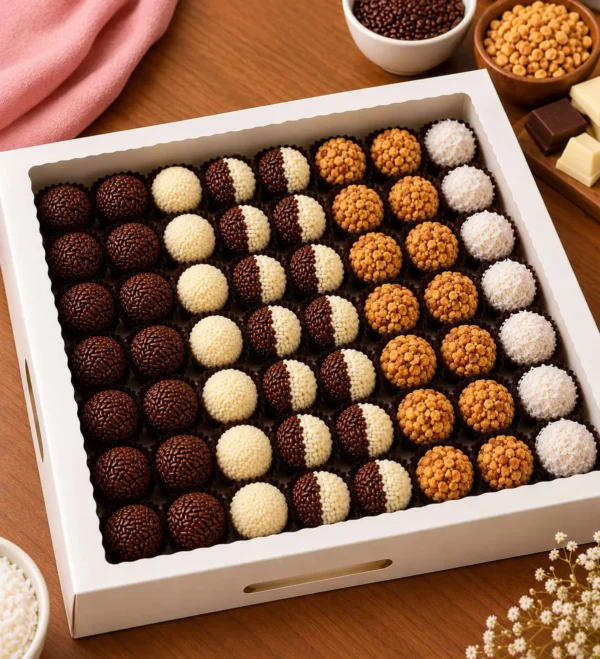 Box Brigadeiro 50 unidades